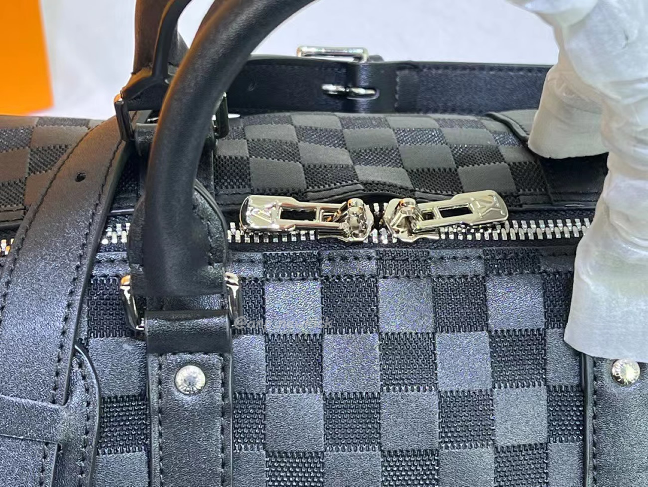 Louis Vuitton Keepall Bandouliere Monogram 50 Navy Duffel Bag (38) - newkick.org